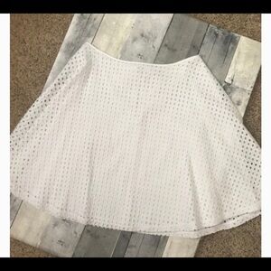 Eyelet circle full skirt NWOT